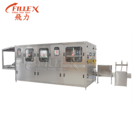 Línea de llenado de agua de galón al por mayor de la lavadora y cepillado de 3/5 galones completamente automática